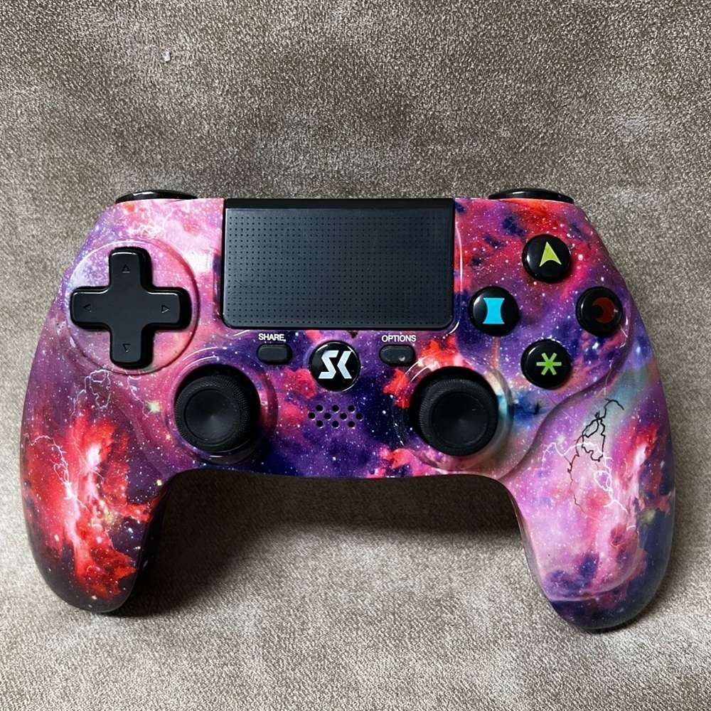 CHENGDAO Controller für PS4, Galaxy Nebula Design